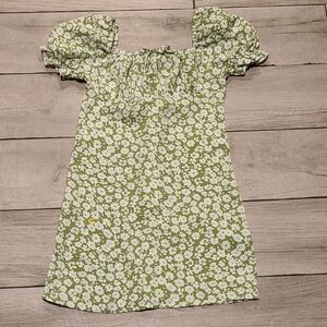 💘 Girls flowered dress🧁🍋🌷🎀🦄🐯🐠🍓🦉🐧